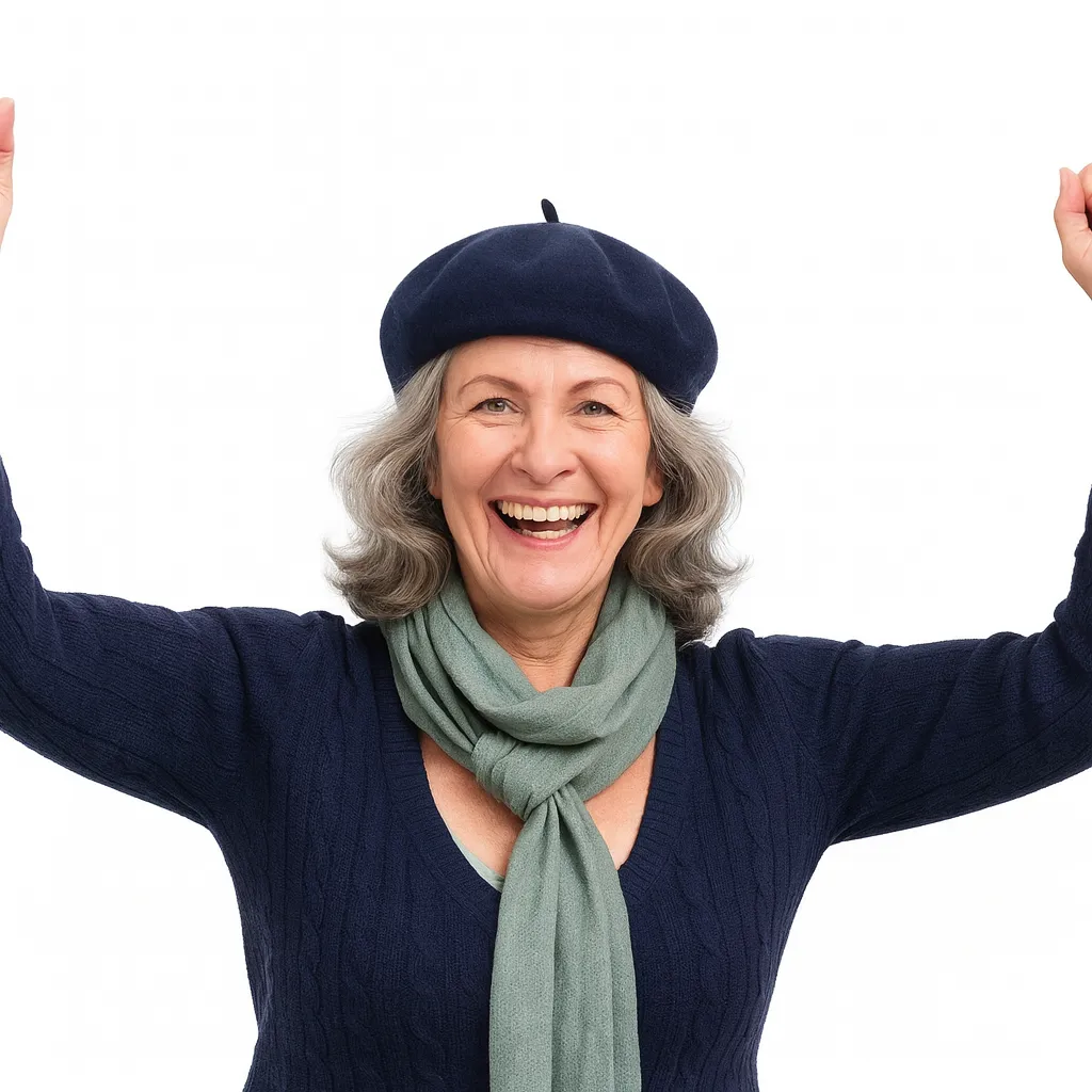 Simplify Your Tech - happy woman working on a laptop