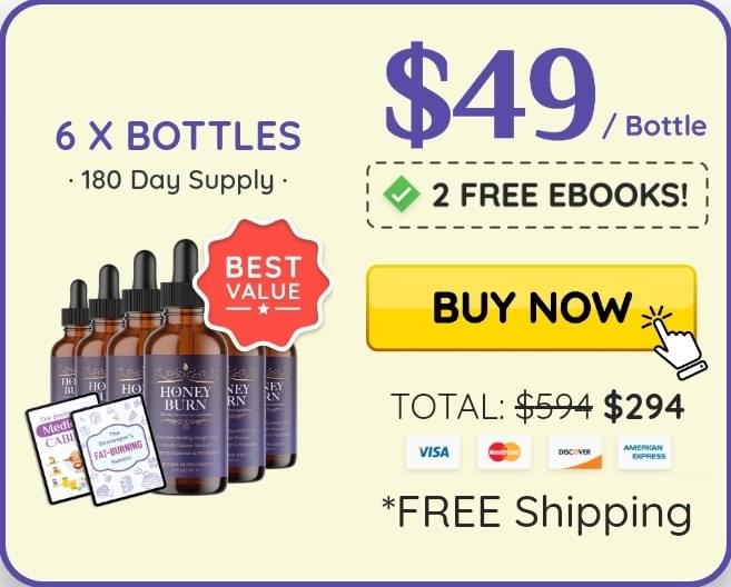 HoneyBurn Pricing 6 Bottles