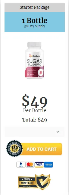 Suger Flush Pro Pricing 1 Bottle