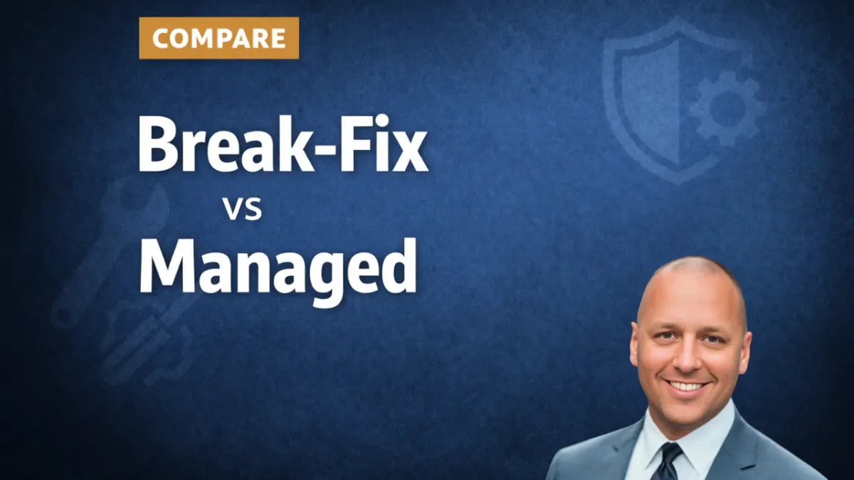 Managed IT vs Break-Fix IT: What’s the Difference for Roanoke Businesses?