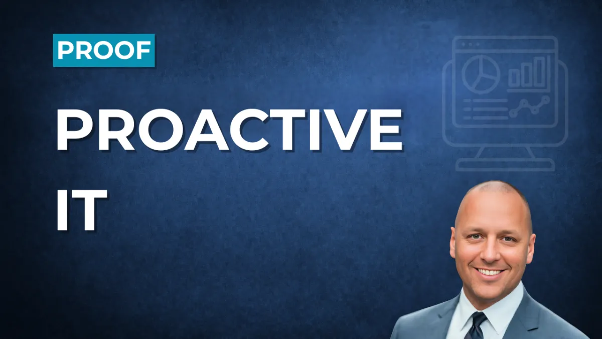 What “Proactive IT Support” Actually Means (And How It Prevents Problems)