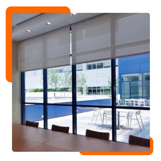 Commercial Window Shades Installation