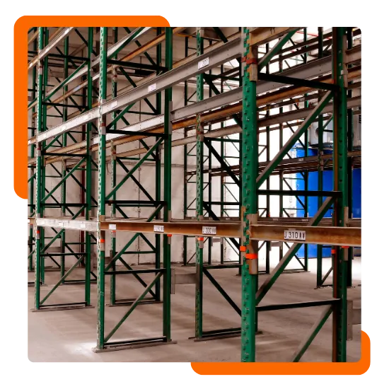 Warehouse rack installation designed for steady storage and smooth workflow