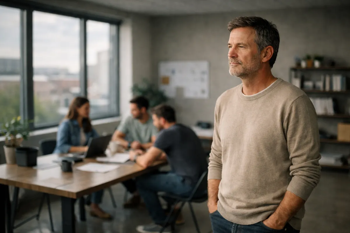 A quiet transmission of leadership state — how a leader’s presence shapes the culture around them.