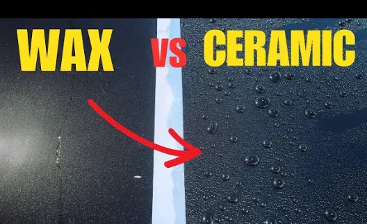 Visual Difference between Ceramic coating wax