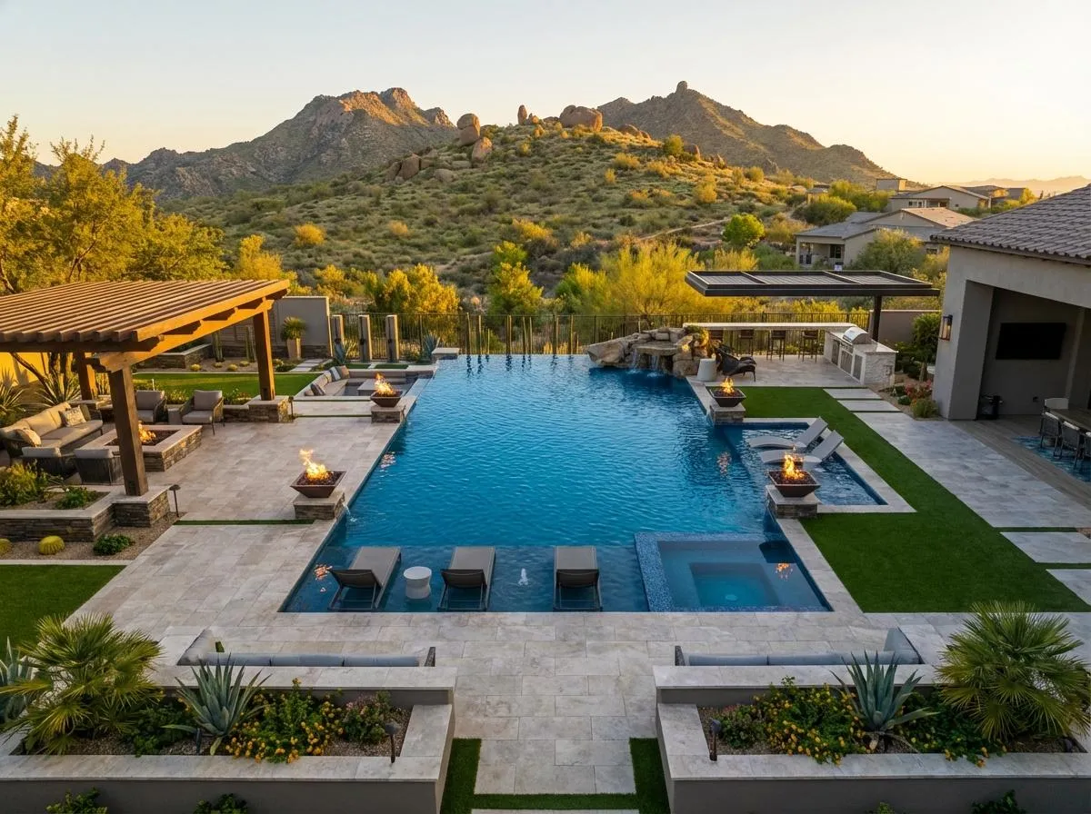 Expansive estate with full home remodel and backyard remodel in paradise valley