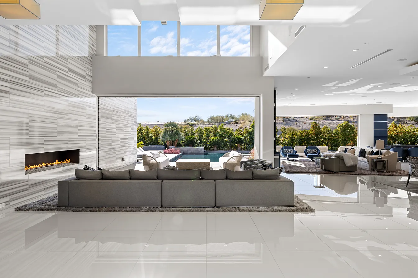 Custom home built in Paradise Valley AZ, interior view