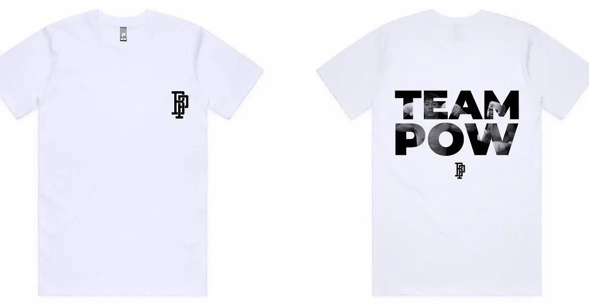 Team Pow Tshirt White