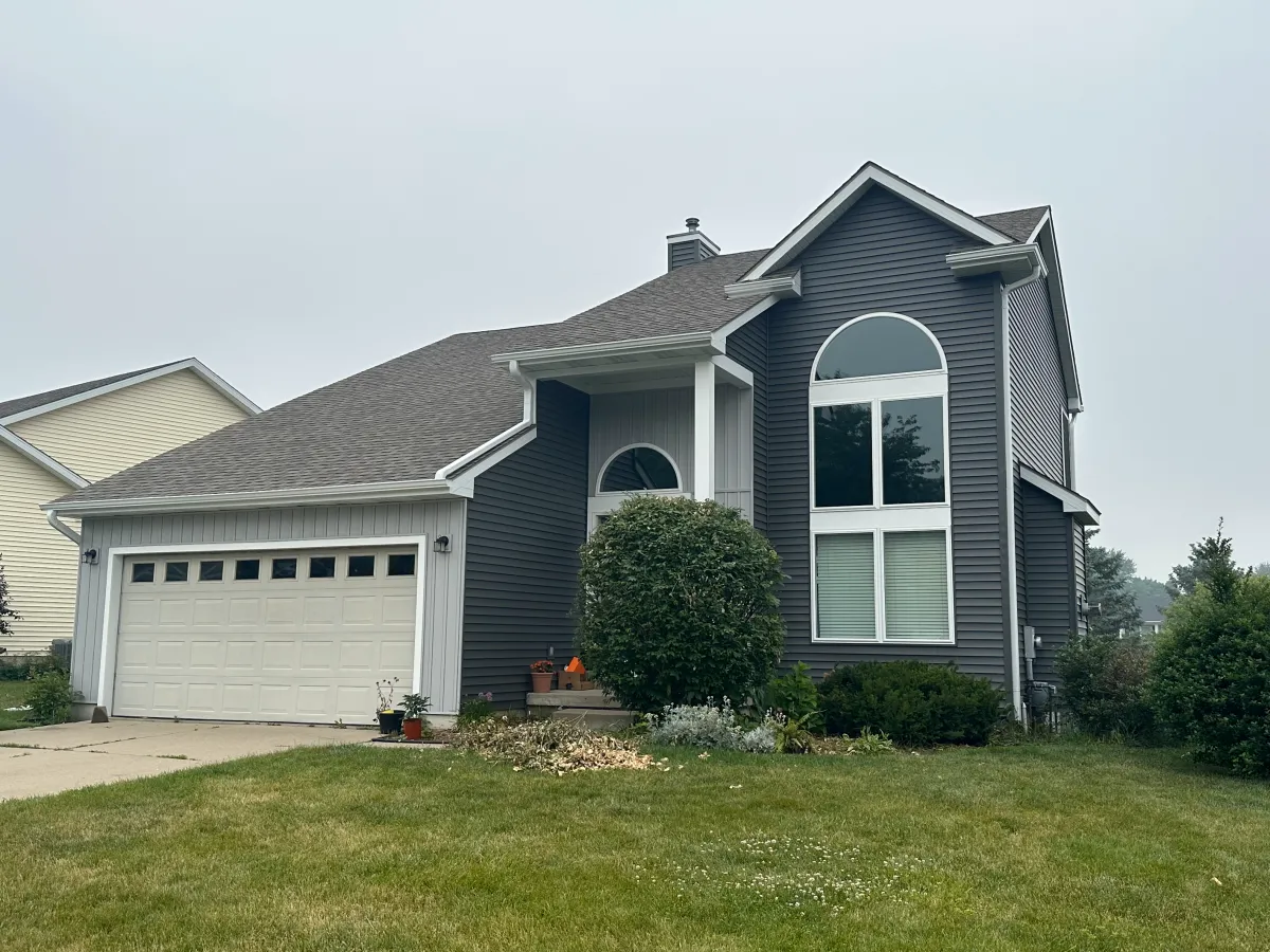 New gutters on a home