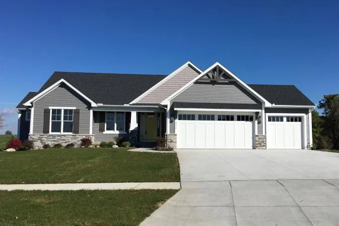 New exterior on a home