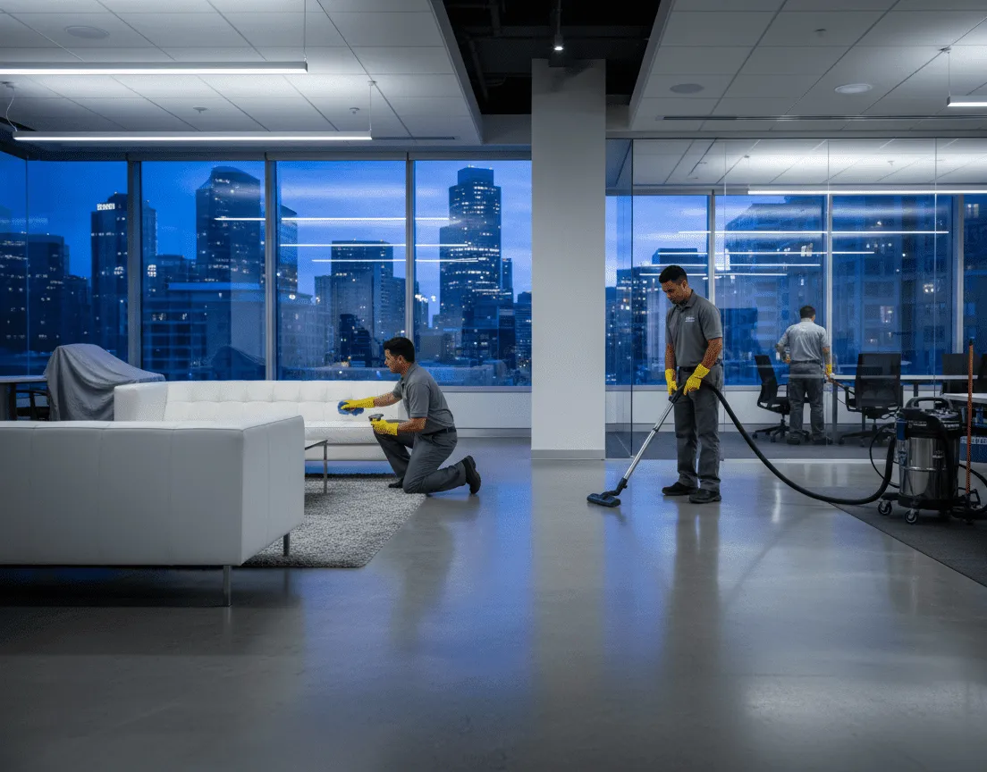 Commercial office cleaning services in Denver metro and Aurora business districts