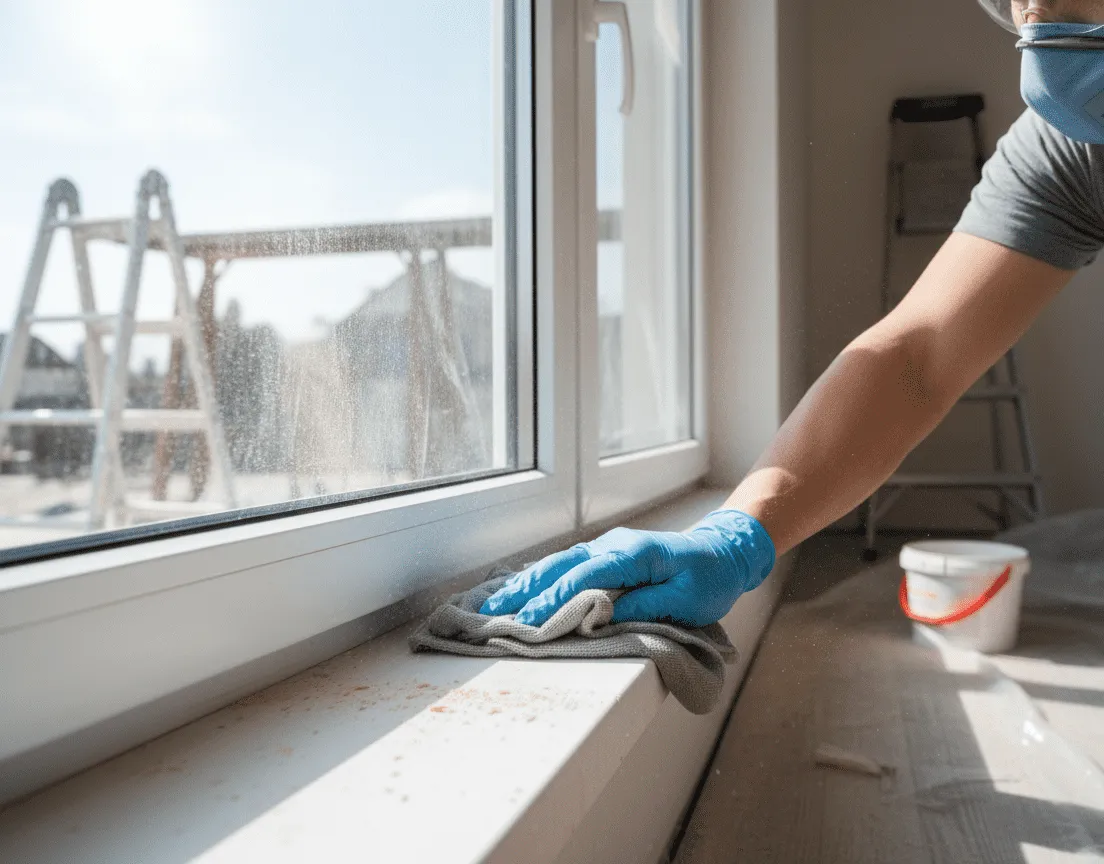 Detailed post-renovation cleaning in Golden and Littleton area removing construction residue