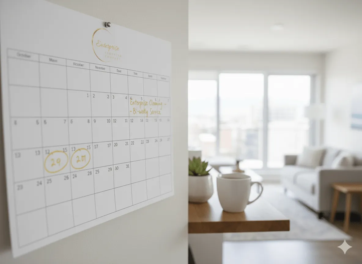 Biweekly and monthly recurring cleaning plans available in Denver and Aurora areas