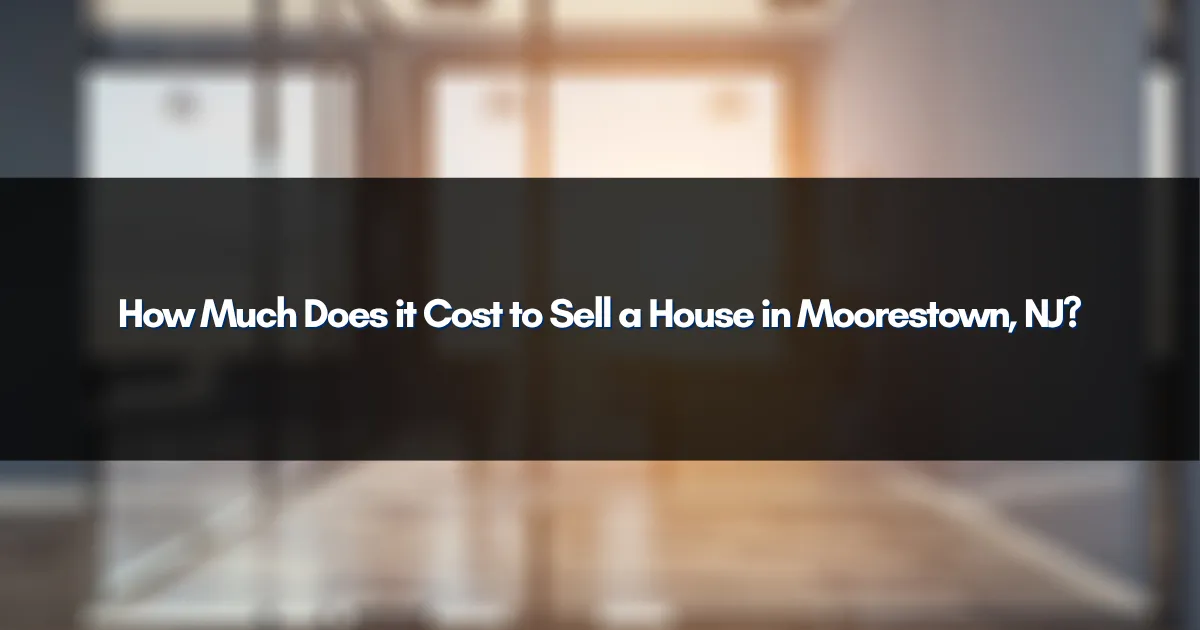 Close up of a "Sold" sign in a Moorestown NJ yard