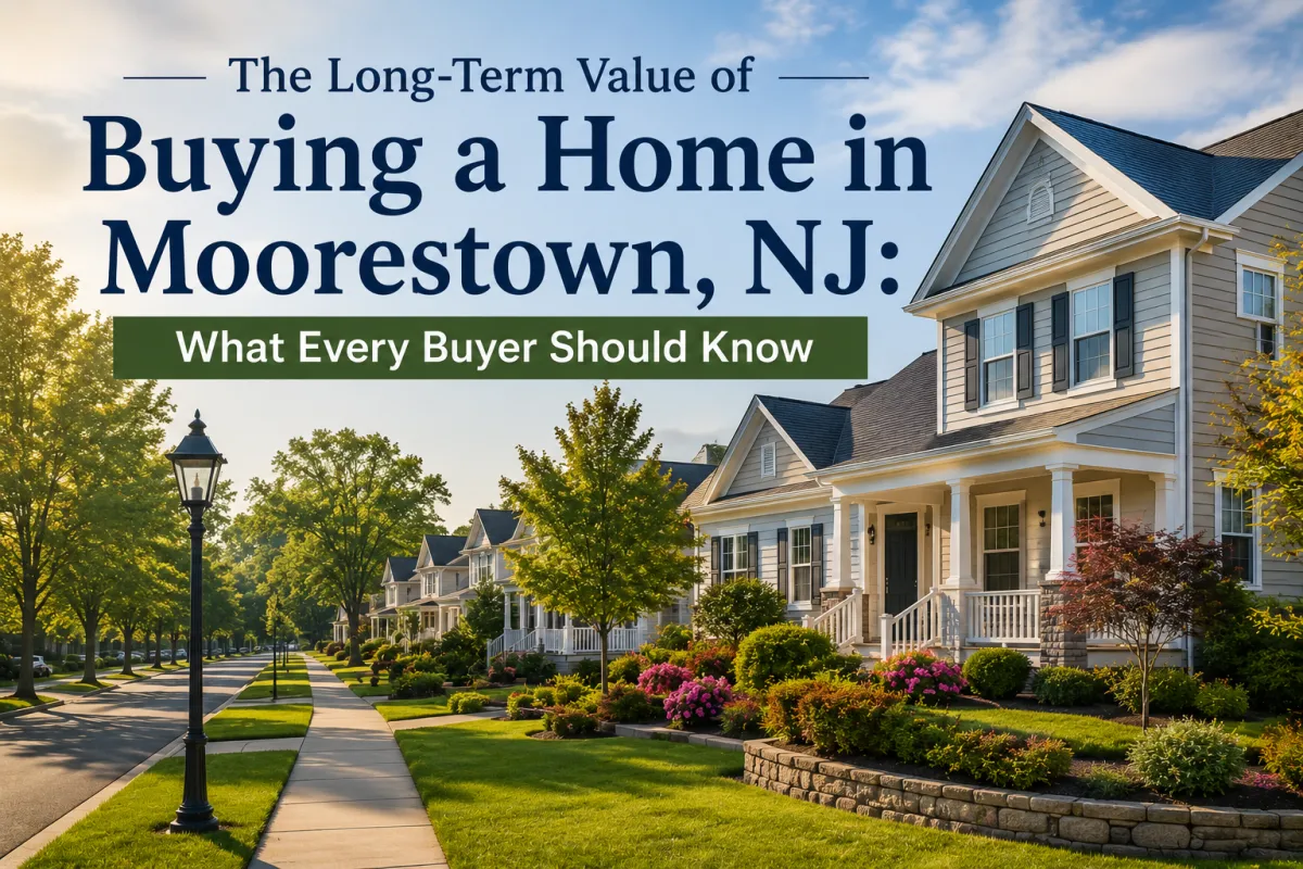 Beautiful home in Moorestown, NJ showcasing the long-term value of buying real estate with guidance from a trusted local Realtor.