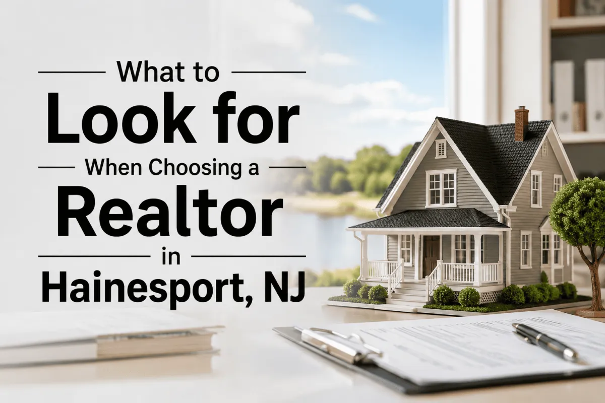 Choosing a Realtor in Hainesport NJ for Buyers and Sellers