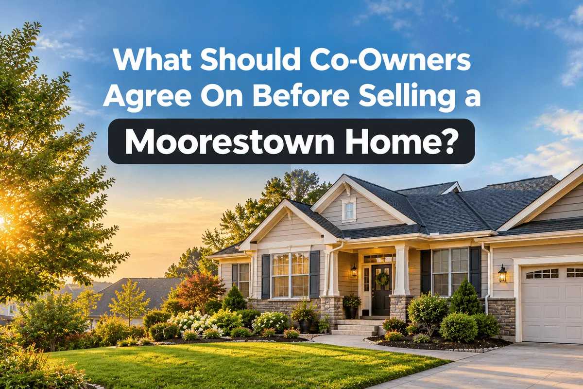 Moorestown home prepared for sale by co-owners