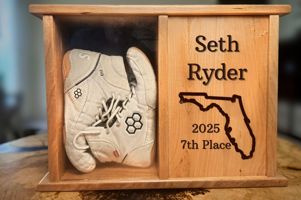 Wrestling Shoe Keepsake Display Case (DIY Build)