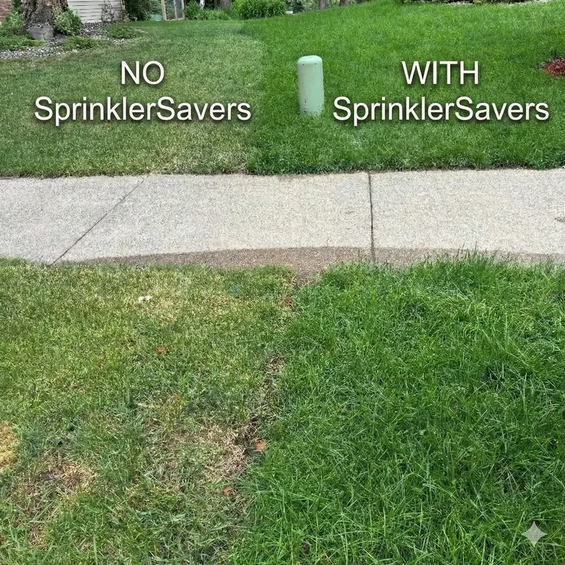 Lawn Sprinkler Repair Green Lawn