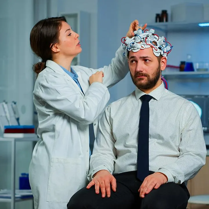  A neurologist in Hagerstown & Cumberland, MD, discussing traditional epilepsy treatments, including medications and dietary management.