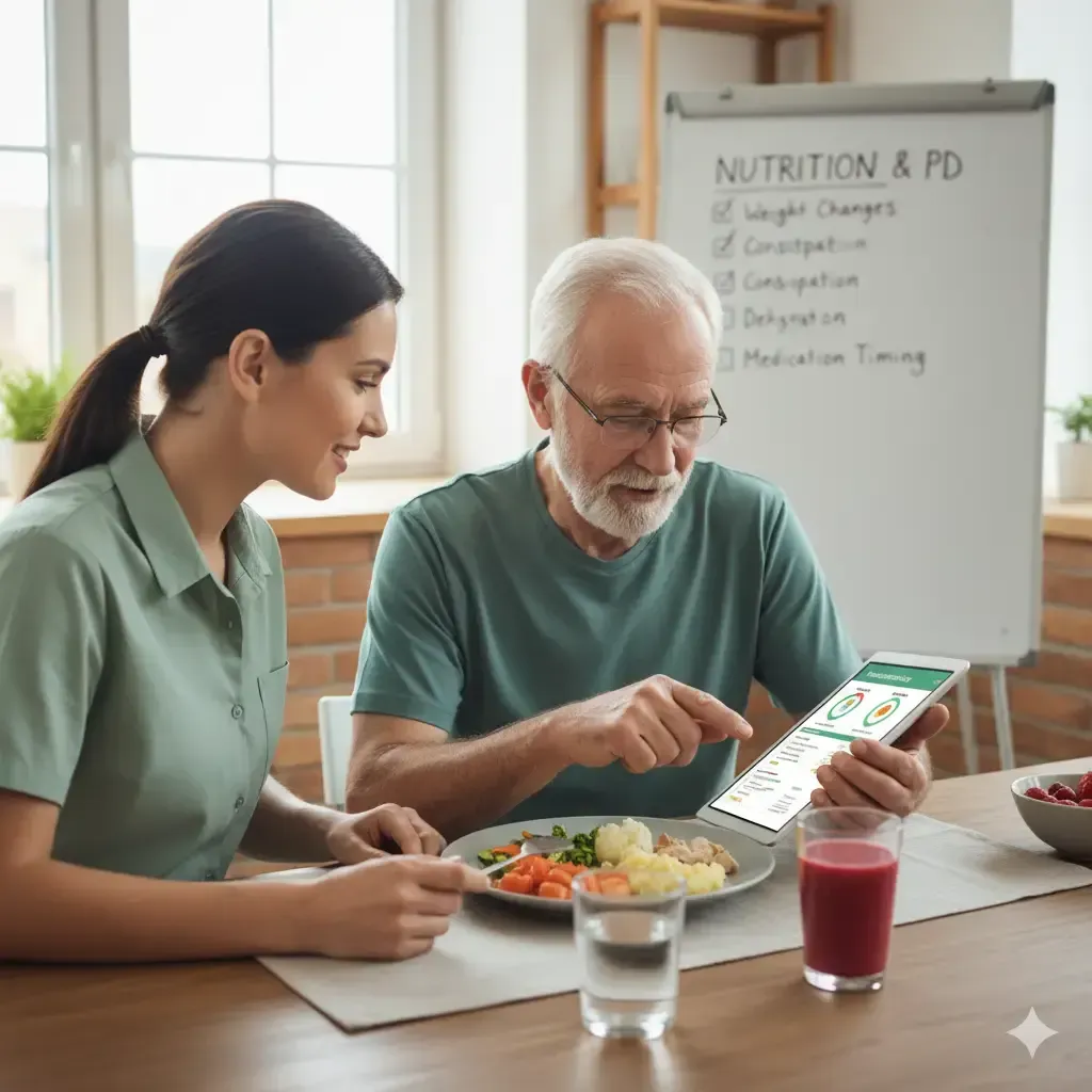 Healthy foods rich in fiber and antioxidants to support Parkinson’s disease treatment and symptom management