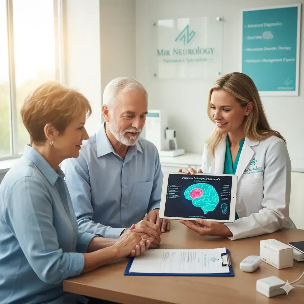 Mir Neurology care team in Hagerstown and Cumberland MD providing Parkinson’s disease treatment and dietary support