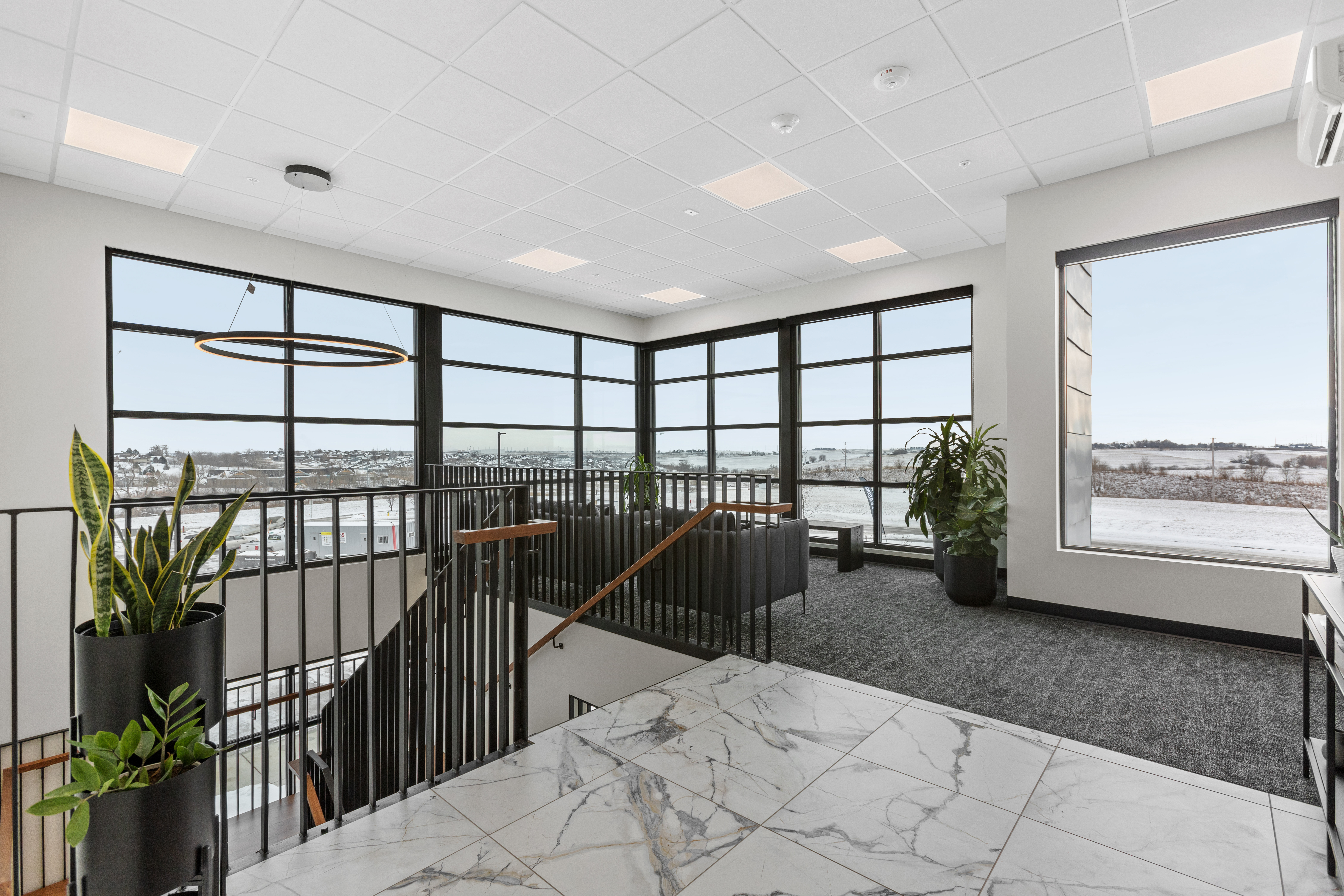 white and black abstract painting