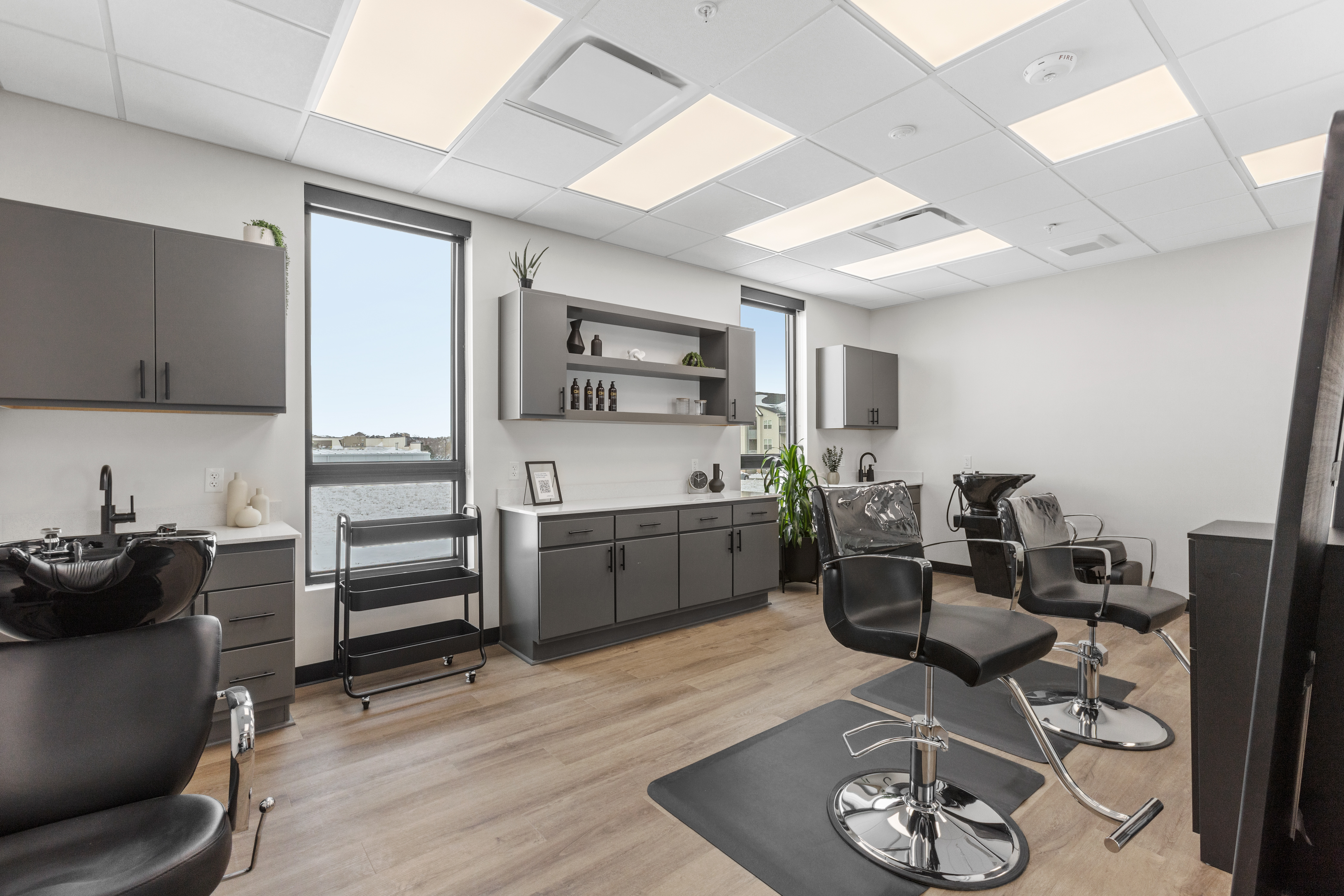 white and black abstract painting