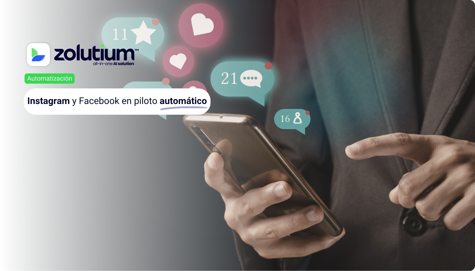 Automatiza DMs de Instagram y Facebook para Ventas