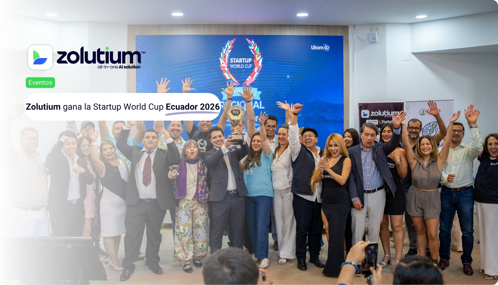 Zolutium representará a Ecuador en la Startup World Cup