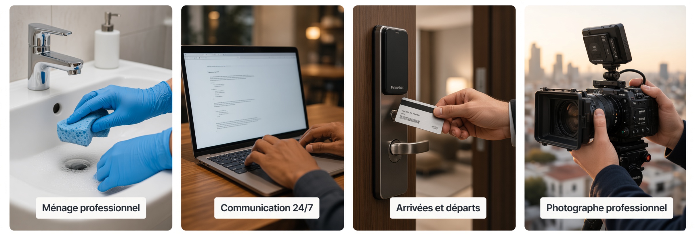 Services conciergerie Airbnb Grenoble - ménage, communication, arrivées et photos professionnelles