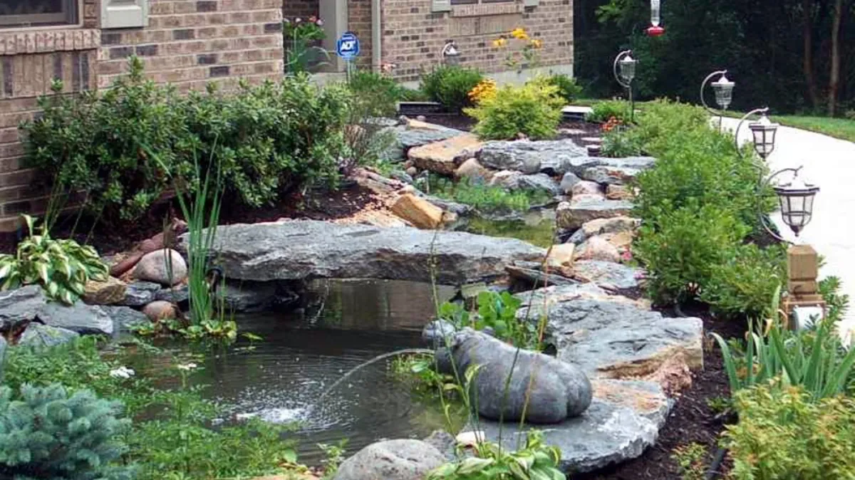 Hardscape Denver build water features garden landscape