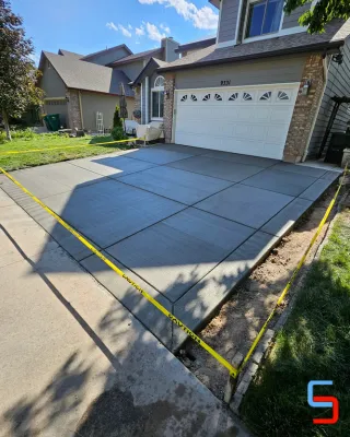 Concrete Solutions builds and installs driveways.