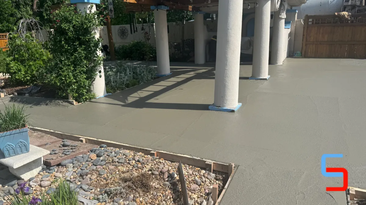 Concrete Solutions builds and installs driveways.