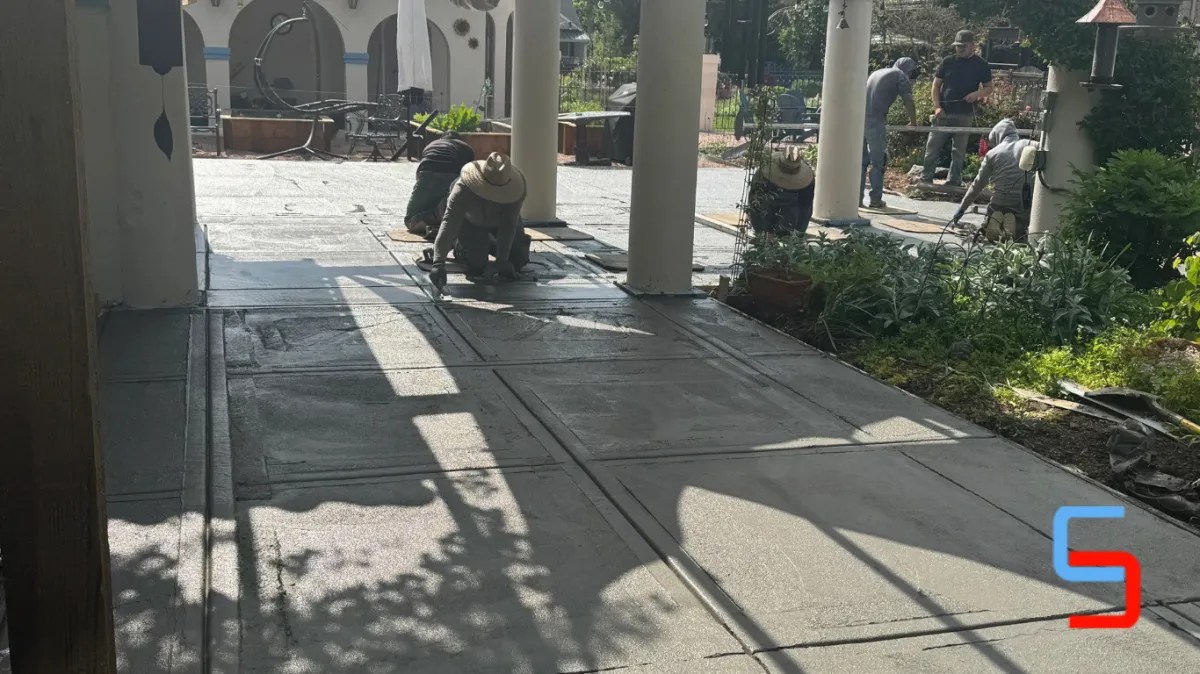 Concrete Solutions builds and installs driveways.