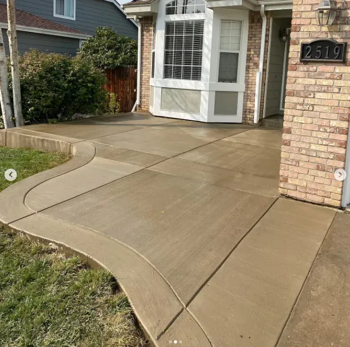 Concrete solution construct Patio