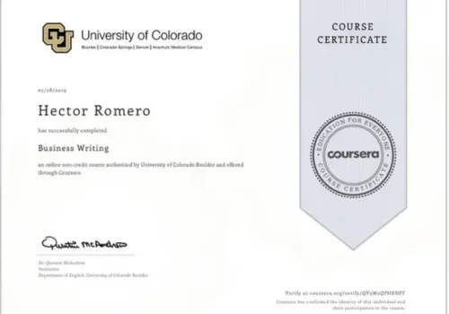 Concrete solution Hector Romero received awards