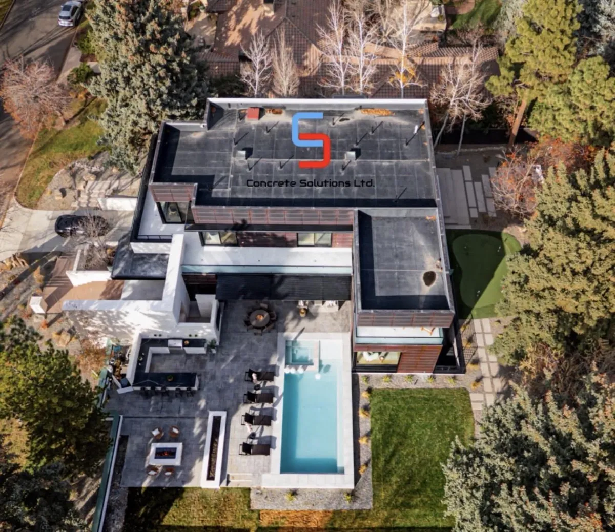 Concrete solution construct Patio