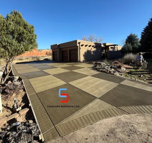 Concrete solution construct Driveway
