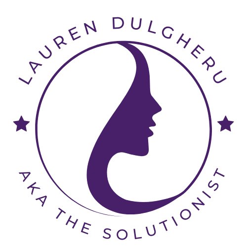 Lauren Dulgheru aka The Solutionist Logo