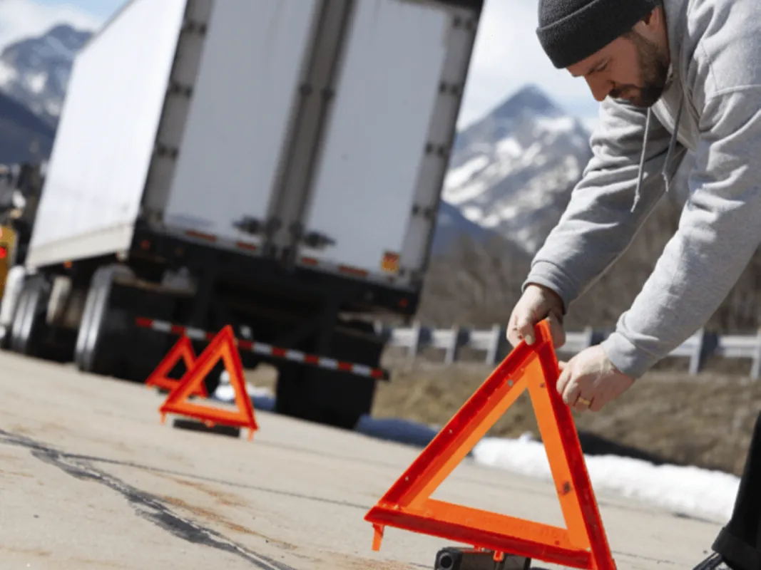 diesel mechanic team ready for roadside repair