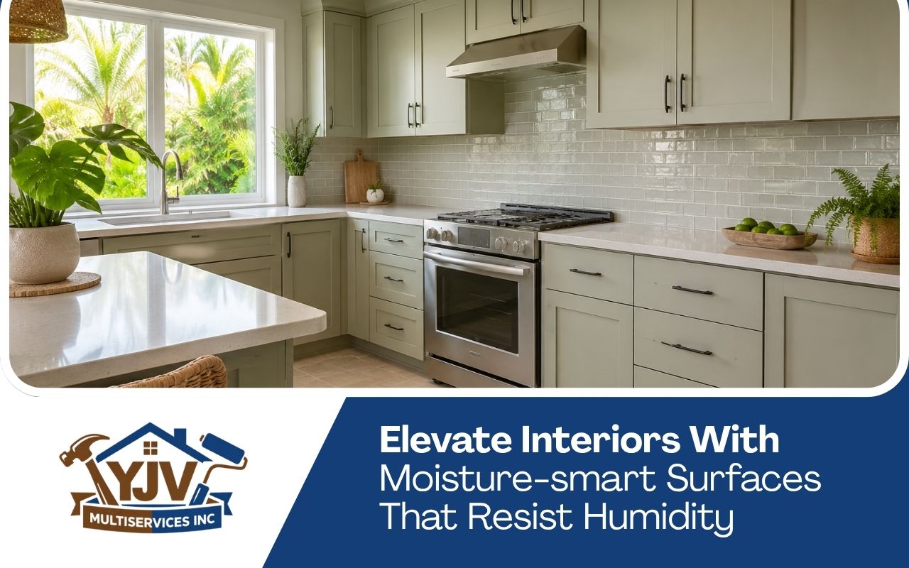 Elevate Interiors With Moisture-smart Surfaces That Resist Humidity
