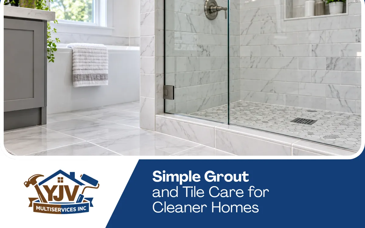  Grout and tile care for a clean and bright bathroom