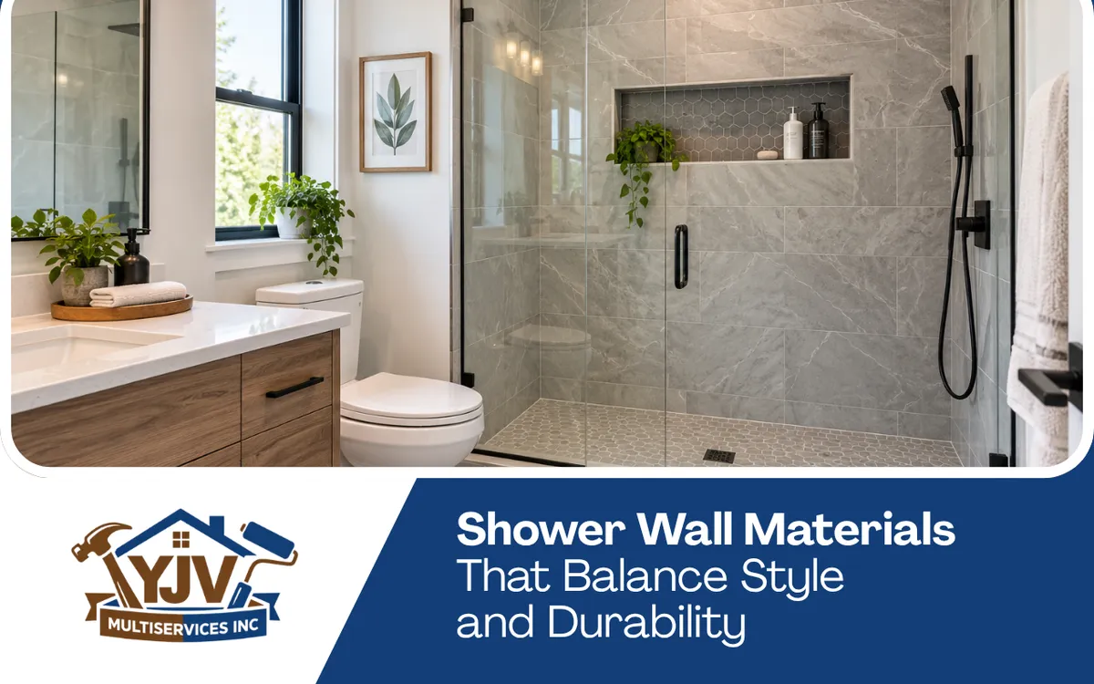Shower Wall Materials That Balance Style and Durability