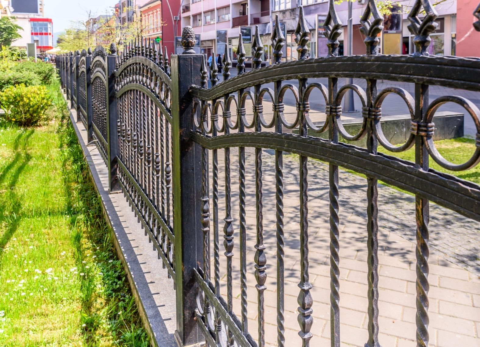 The Woodlands Wrought Iron Fence Installation