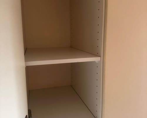 Cupboard interiors cleaned out for an end of lease inspection in Adelaide