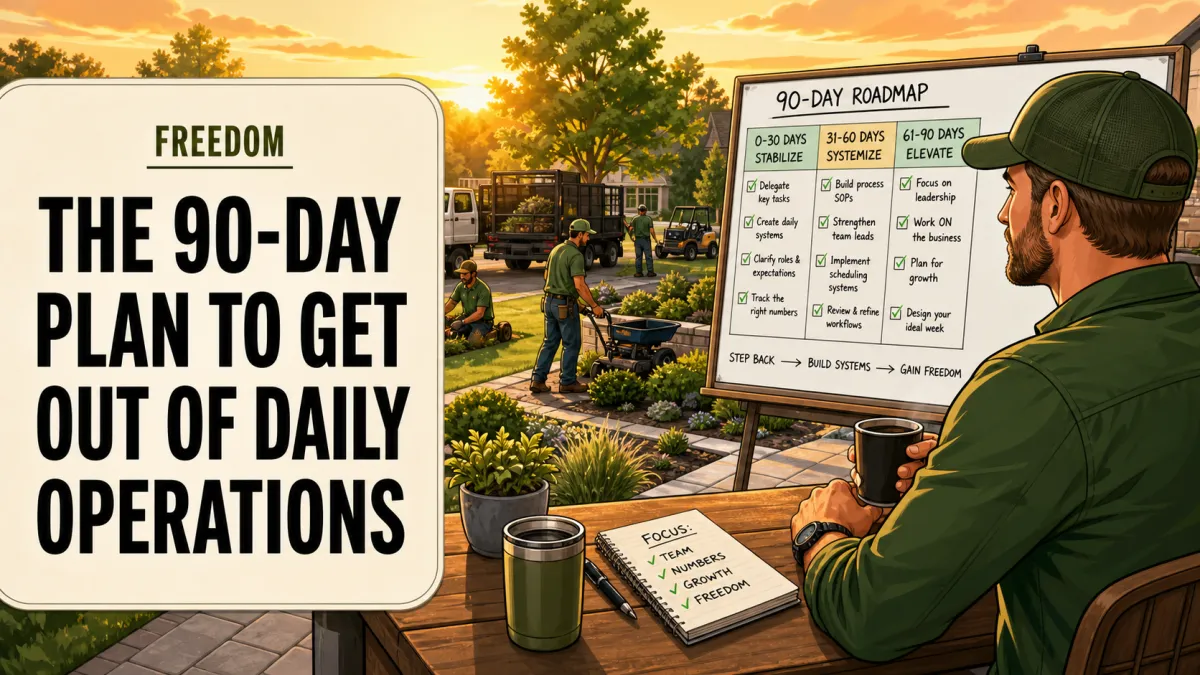 The 90-Day Plan to Get Out of Daily Operations