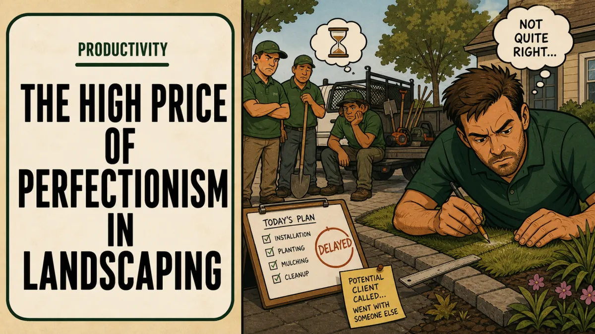 The High Price of Perfectionism in Landscaping