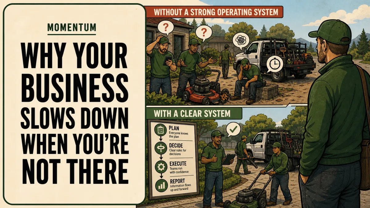 Why Your Business Slows Down When You’re Not There