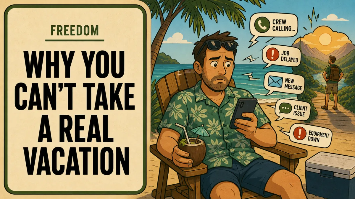 Why You Can't Take a Real Vacation